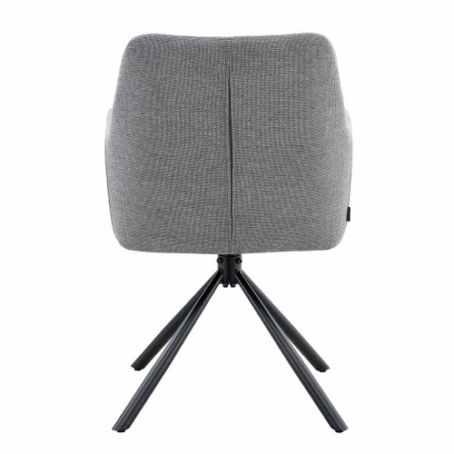 Fauteuil Pivotant Zenith Gris - Fauteuil rembourré moderne et confortable – UKUKHOME.COM