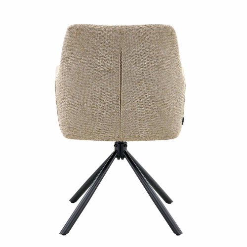 Fauteuil Pivotant Zenith Coffee - Fauteuil rembourré moderne et confortable – UKUKHOME.COM