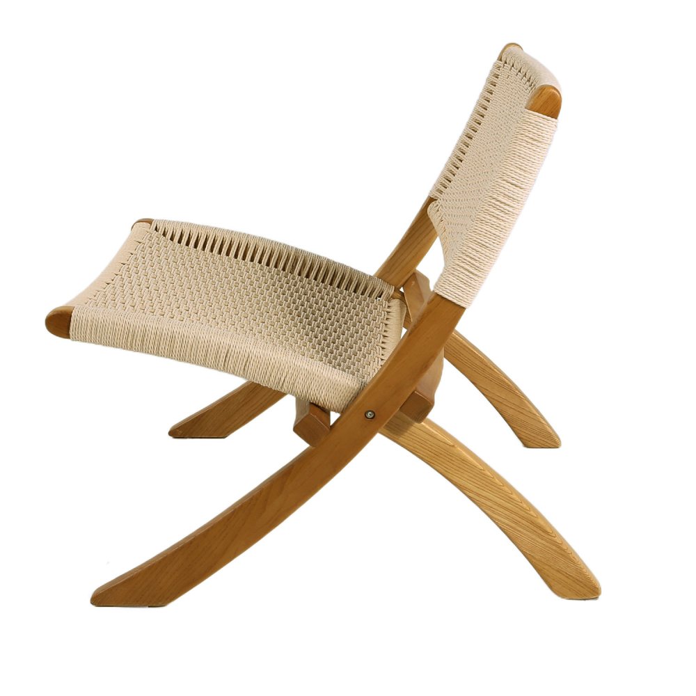 Fauteuil Mali en bois d’orme et corde naturelle | Ukukhome