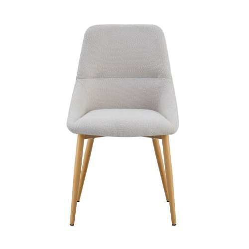 Chaise Gris Marston Bouclé - Design Moderne Salon - UKUKHOME.com