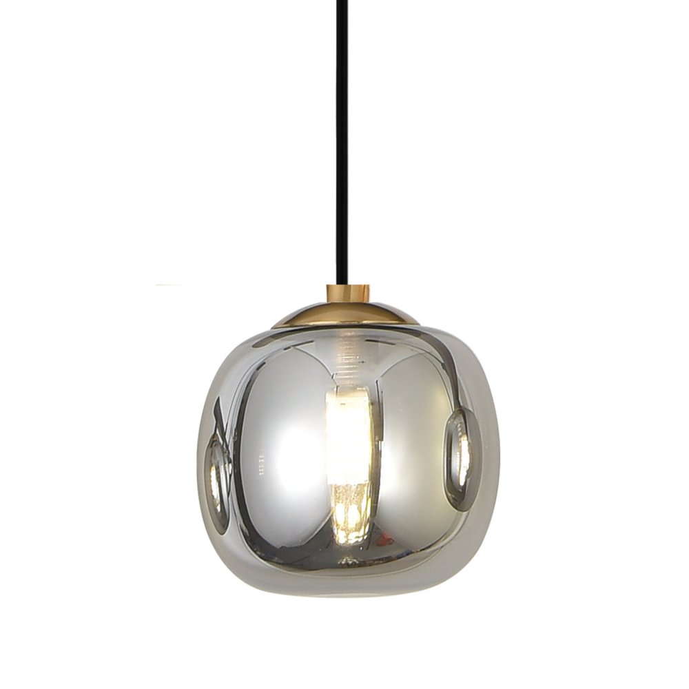 Suspension Oko color Fumé 1 Luz Ø12Cm - Suspension - UKUKHOME.com