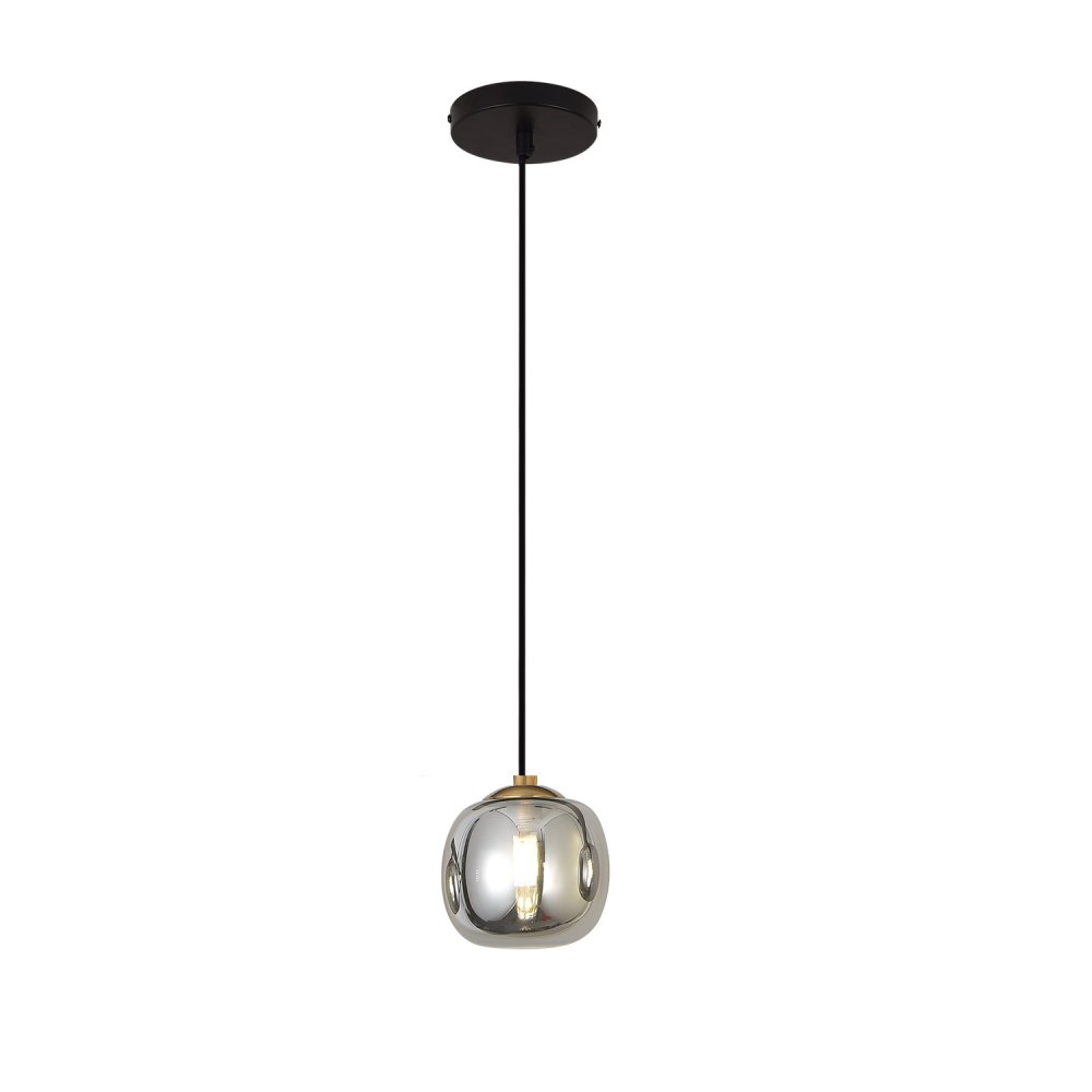 Suspension Oko color Fumé 1 Luz Ø12Cm - Suspension - UKUKHOME.com