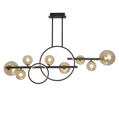 Suspension 8 Luces Stella color Negro - Suspension - UKUKHOME.com