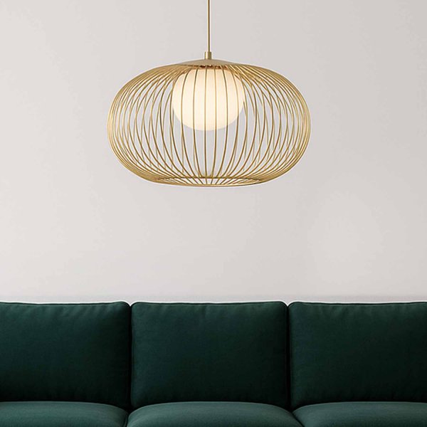 Plafonnier LED Aris doré, plafonnier LED à finition brillante dorée