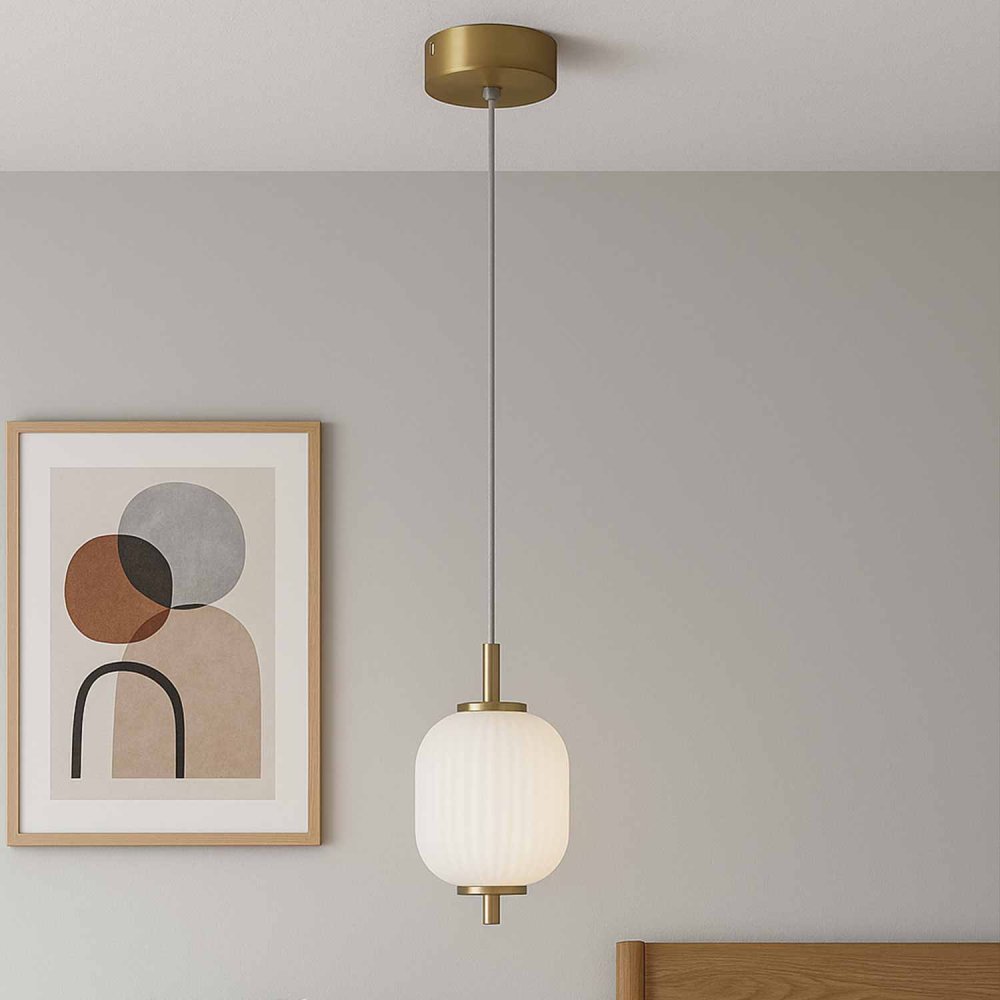 Suspension LED Odra 1 lumière, design minimaliste pour ambiances modernes