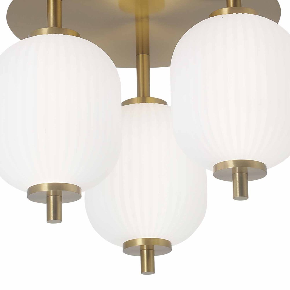 Plafonnier LED 3 Tulipas Odra - Plafonnier LED - UKUKHOME.com