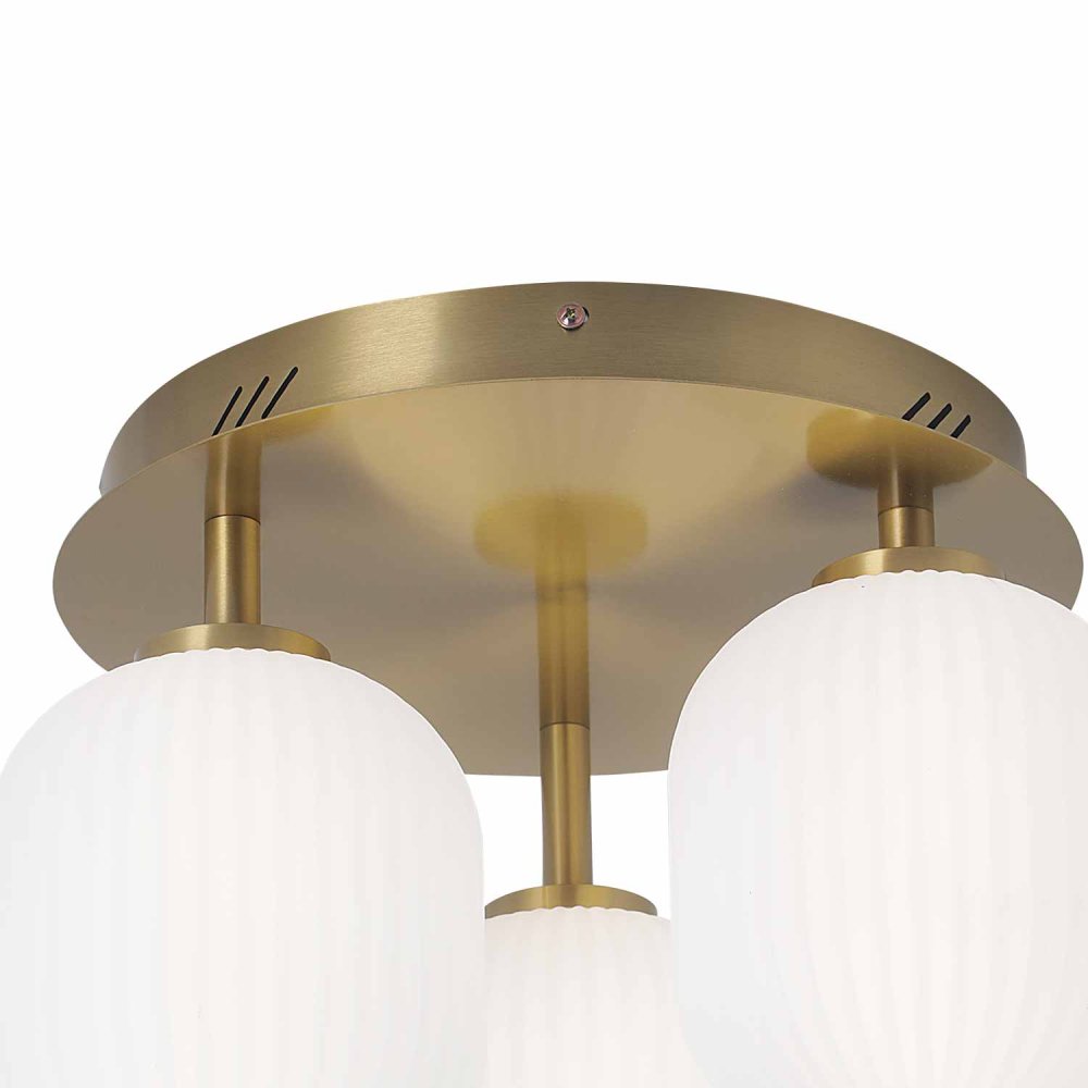 Plafonnier LED 3 Tulipas Odra - Plafonnier LED - UKUKHOME.com
