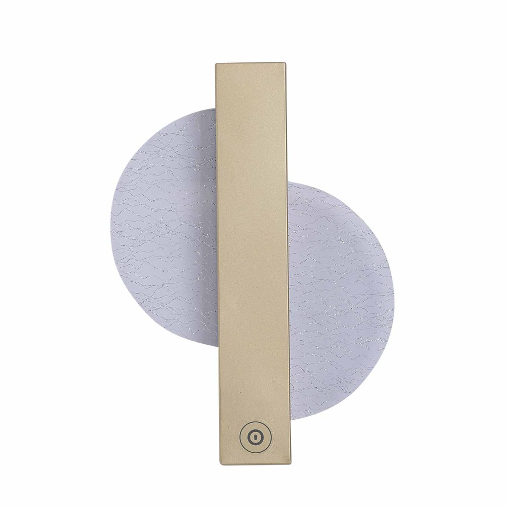Applique LED Táctil Dorado 25Cm Yanuk - Applique LED - UKUKHOME.com