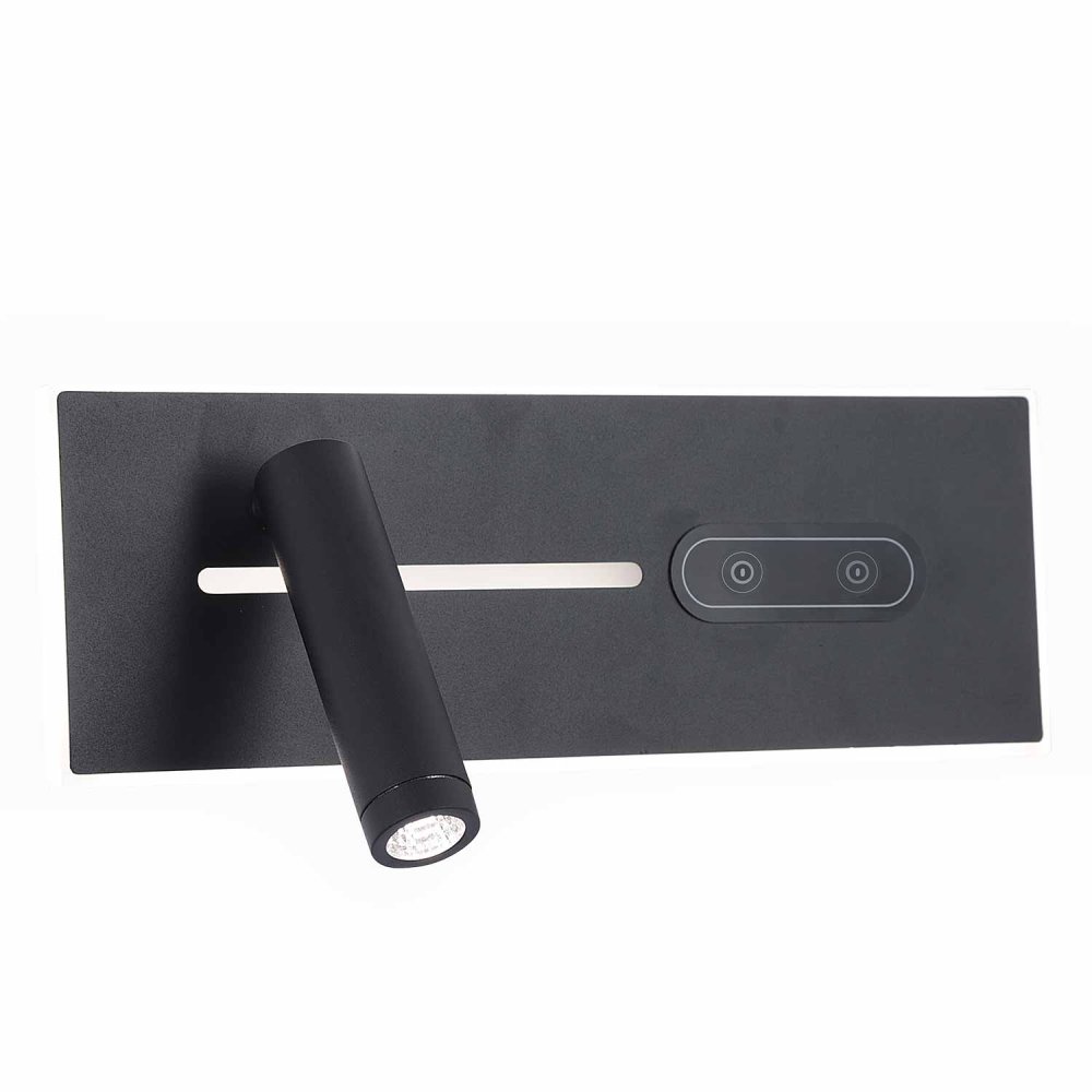 Applique LED Táctil Negro 27,5Cm Gali - Applique LED - UKUKHOME.com