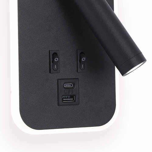 Applique LED Negro con Usb Tanik - Applique LED - UKUKHOME.com