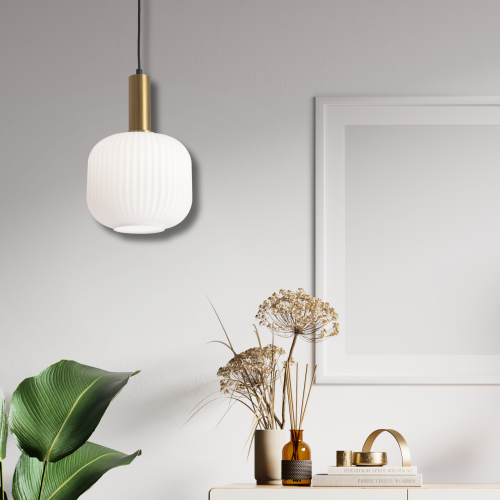 Suspension Noah 1 lumière, design minimaliste pour ambiances modernes
