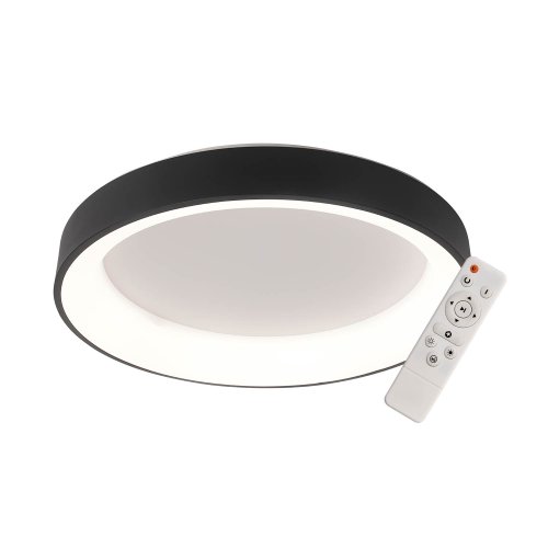 Plafonnier LED Regulable 46W Ø45Cm color Negro Wesler - Plafonnier LED - UKUKHOME.com