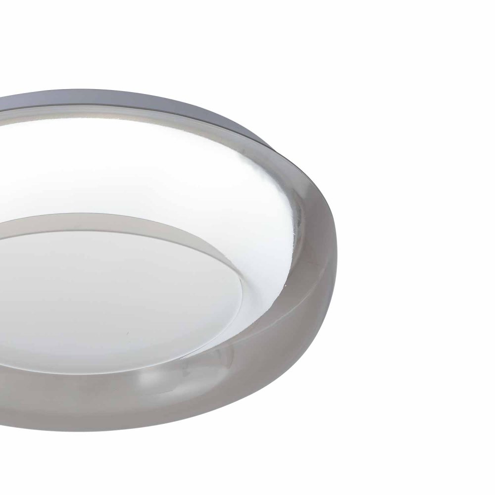 Plafonnier LED Redondo 68W Regulable Ø60Cm Blanco y Fumé Sinai - Plafonnier LED - UKUKHOME.com