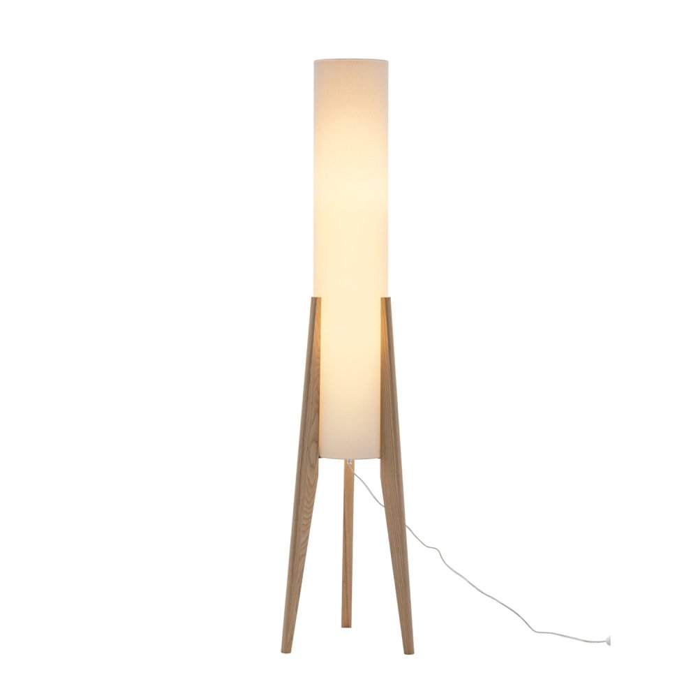 Lampe sur Pied Mayan Bois Naturel - Lampe sur pied - UKUKHOME.com