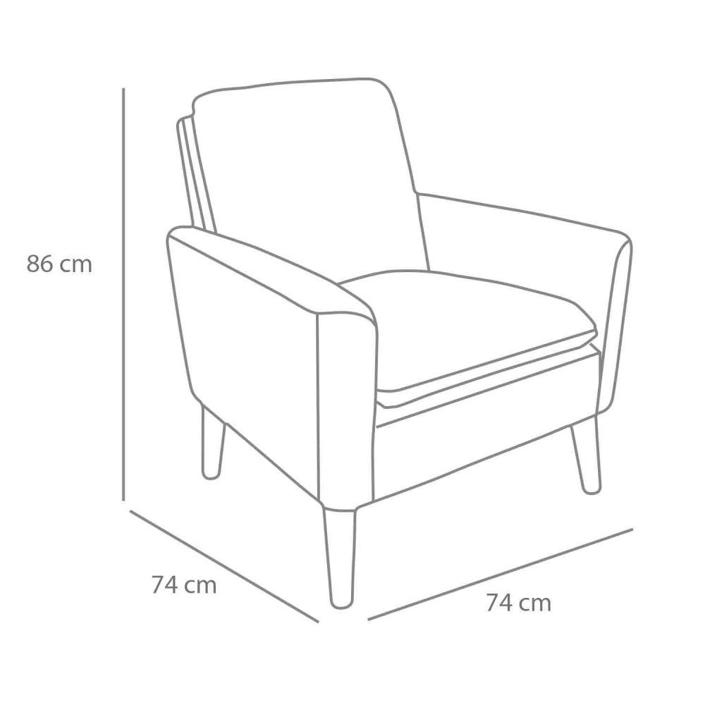 fauteuil viena moutarde | UKUKHOME