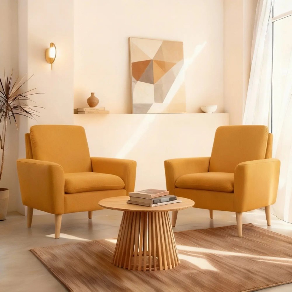 fauteuil viena moutarde | UKUKHOME