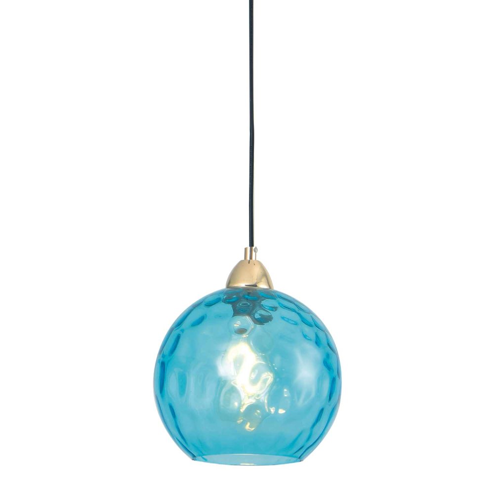 SUSPENSION 1 LUMIÈRE LYRIA BLEU | Ukukhome