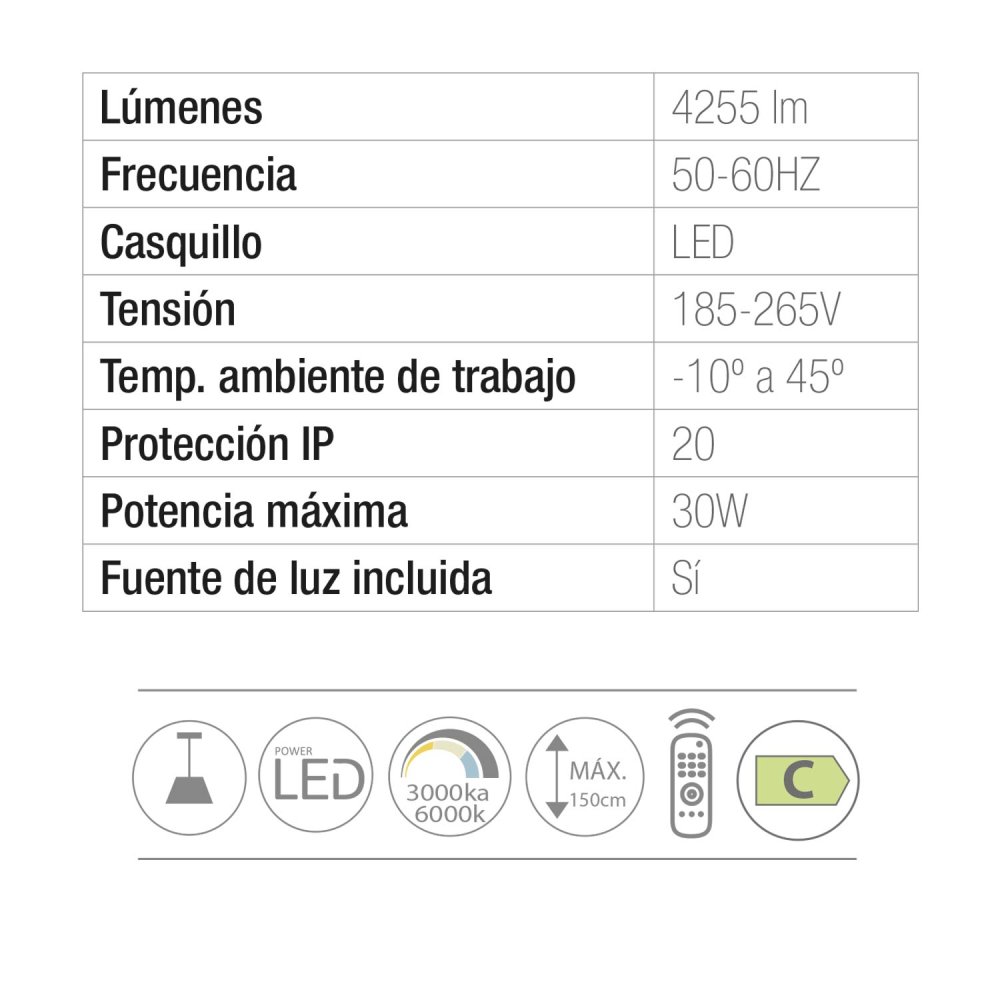 Lámpara Led Colgante Odra 3 Luces - Éclairage décoratif - UKUKHOME.com