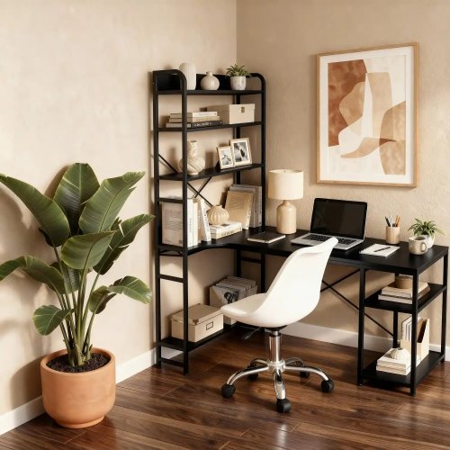 BUREAU AVEC ÉTAGÈRE SEAFORD