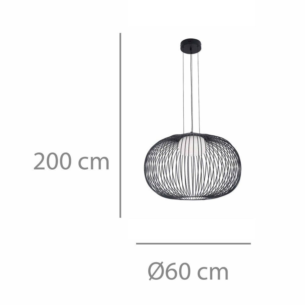 Plafonnier Led Aris color Negro - Plafonnier LED - UKUKHOME.com