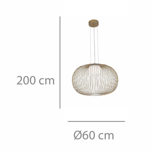 Plafonnier Led Aris color Dorado - Plafonnier LED - UKUKHOME.com