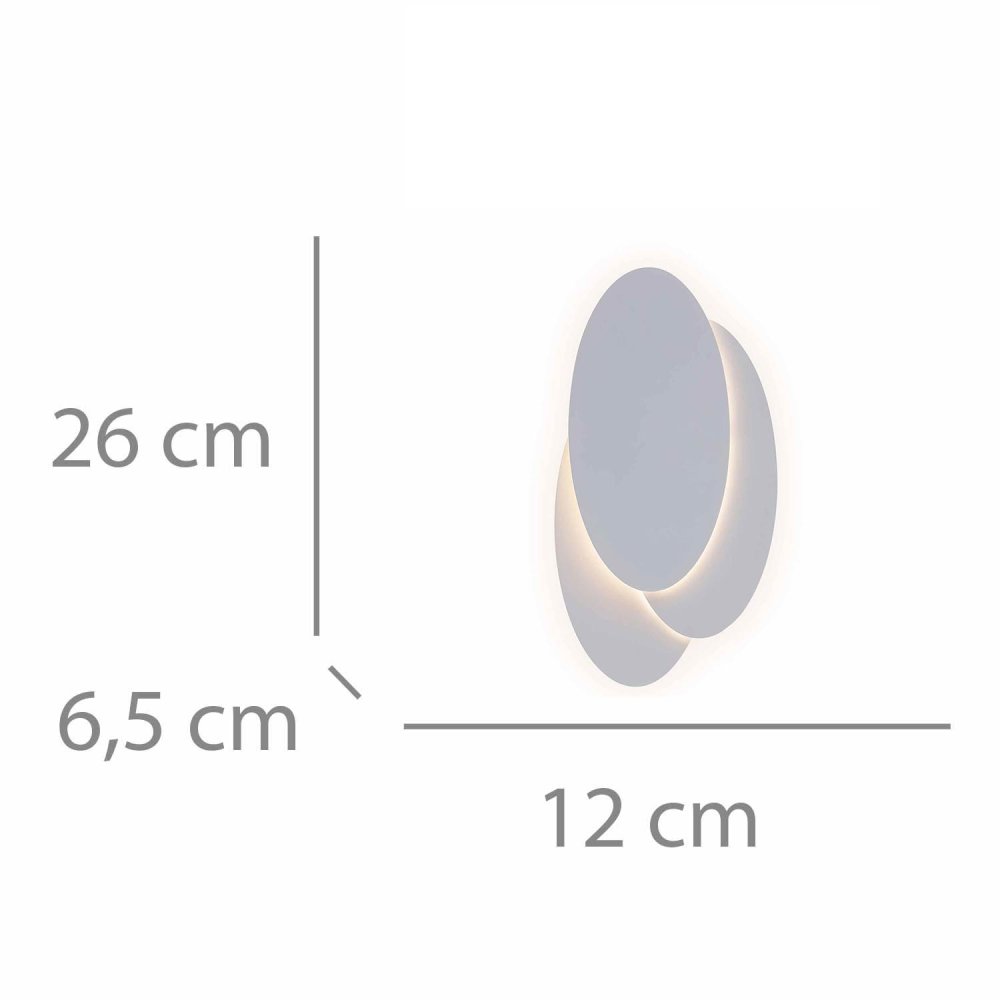 Applique LED Decorativo Blanco Rumy - Applique LED - UKUKHOME.com