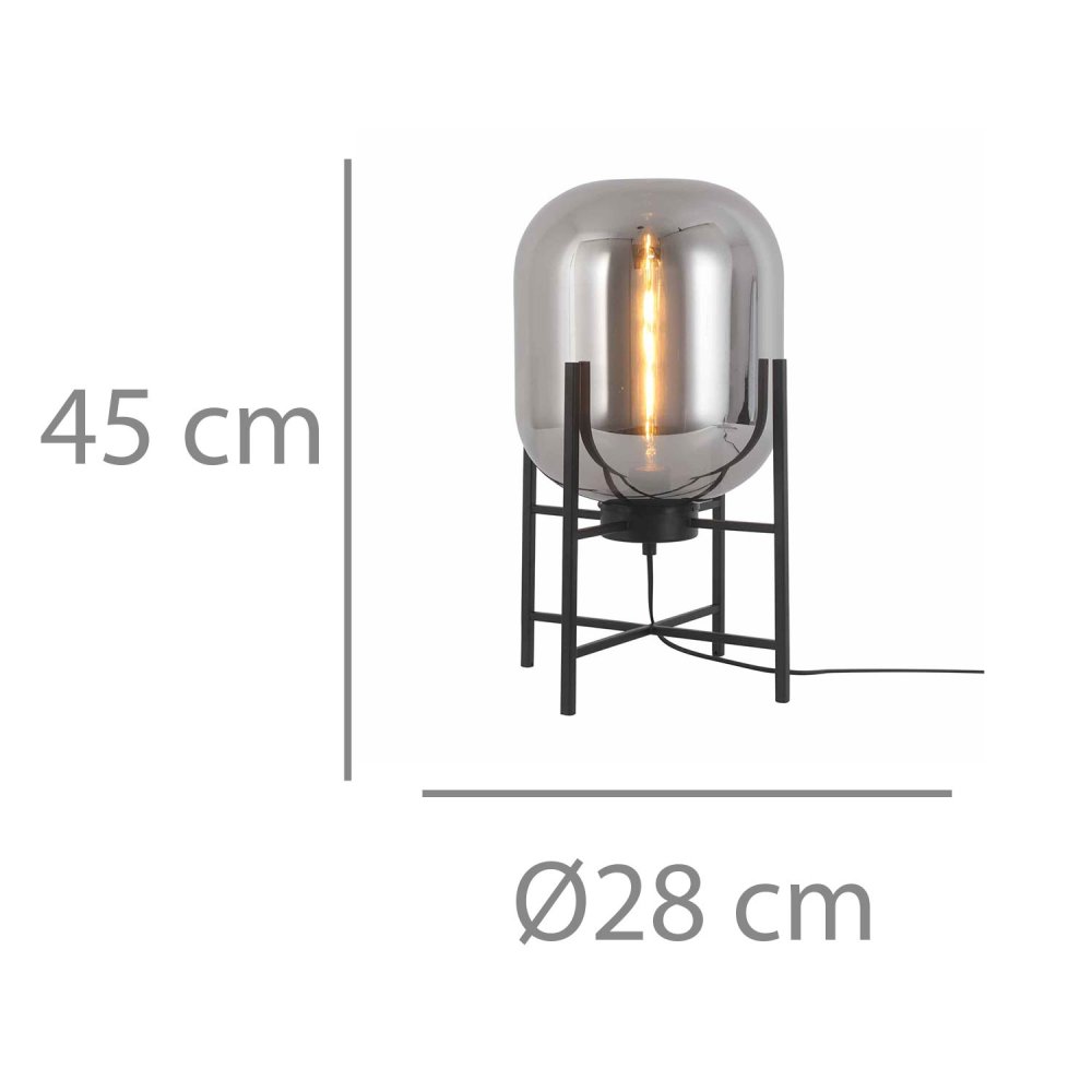 Lampe de Table Aurora color Negro - Lampe de table - UKUKHOME.com