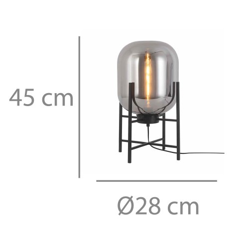 Lampe de Table Aurora color Negro - Lampe de table - UKUKHOME.com