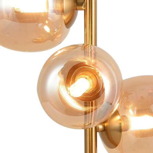 LAMPE À POSER 3 LUMIÈRES OKO AMBRÉ | Ukukhome