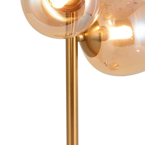 LAMPE À POSER 3 LUMIÈRES OKO AMBRÉ | Ukukhome