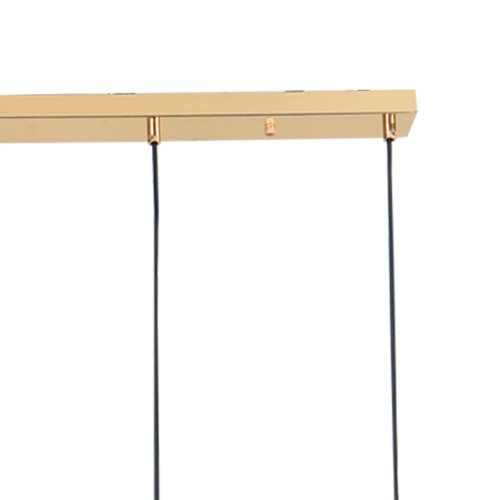 PLAFONNIER 4 LUMIÈRES LYRIA BLEU, FUMÉ ET ROSE | Ukukhome