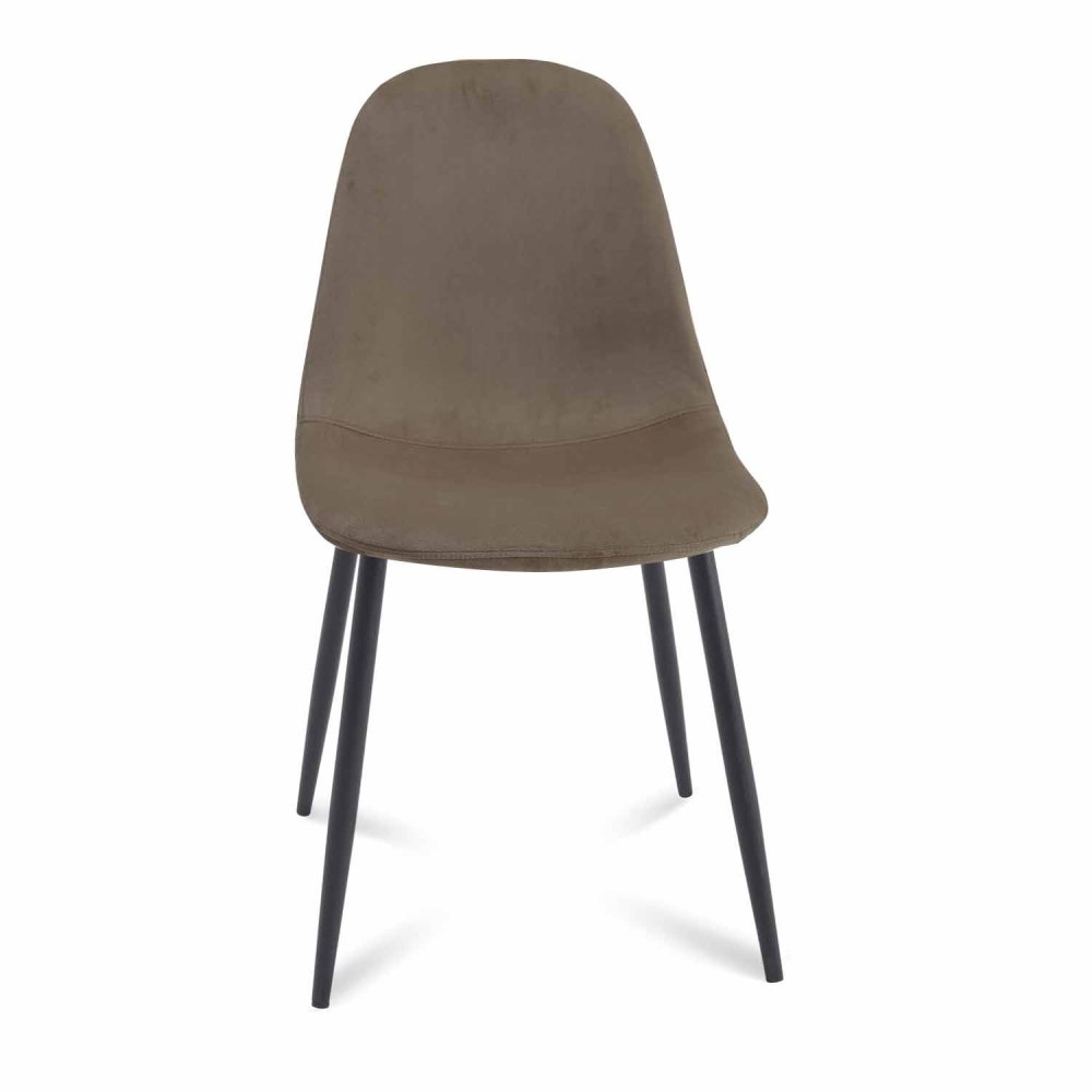 Chaise Coro Velvet Black | Vente de Meubles Online