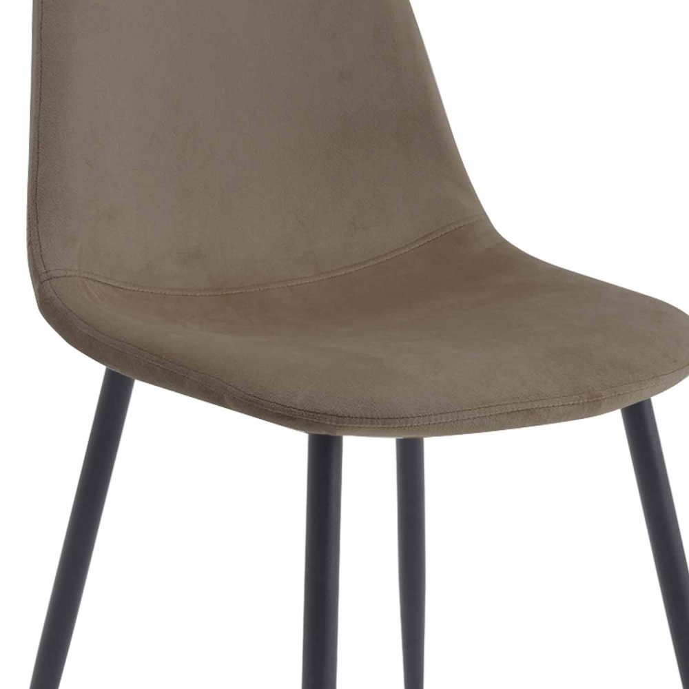 Chaise Coro Velvet Black | Vente de Meubles Online