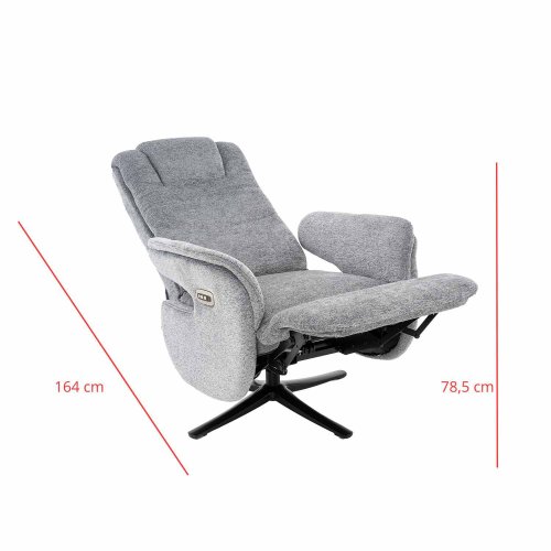 Fauteuil Clark Relax Électrique Sable - Fauteuil relax électrique design – UKUKHOME.COM