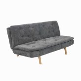 Canapé-lit Atlas gris marengo, canapé convertible moderne ton gris foncé