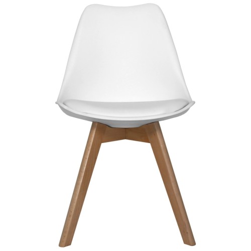 PACK 4 CHAISES NEW TOWER WOOD BLANCH - Packs de Chaises 