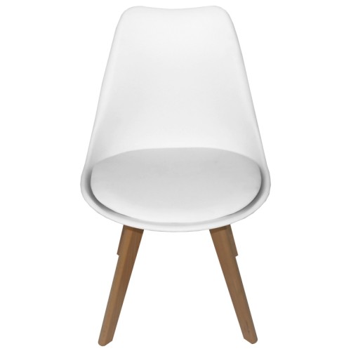 PACK 4 CHAISES NEW TOWER WOOD BLANCH - Packs de Chaises 