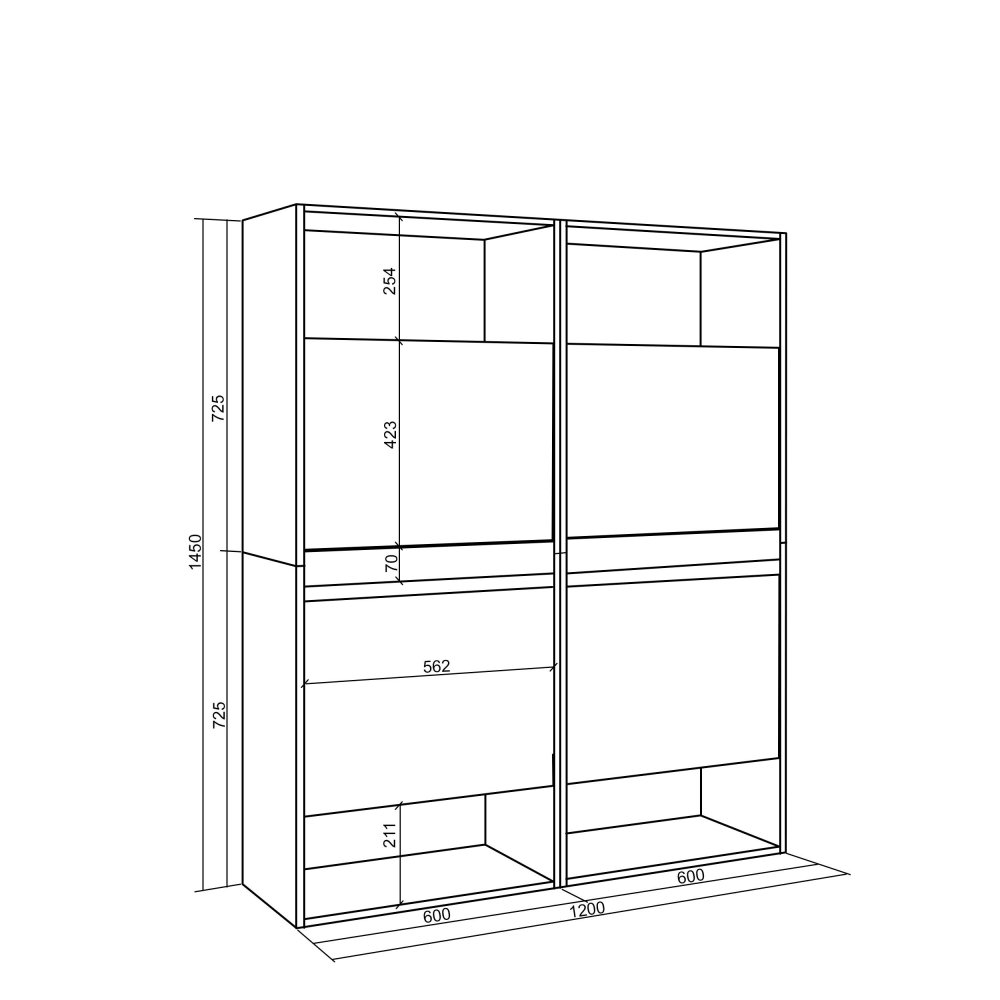 Meuble Chaussures Pro 120x145 cm Blanc | 20 Paires Chambre
