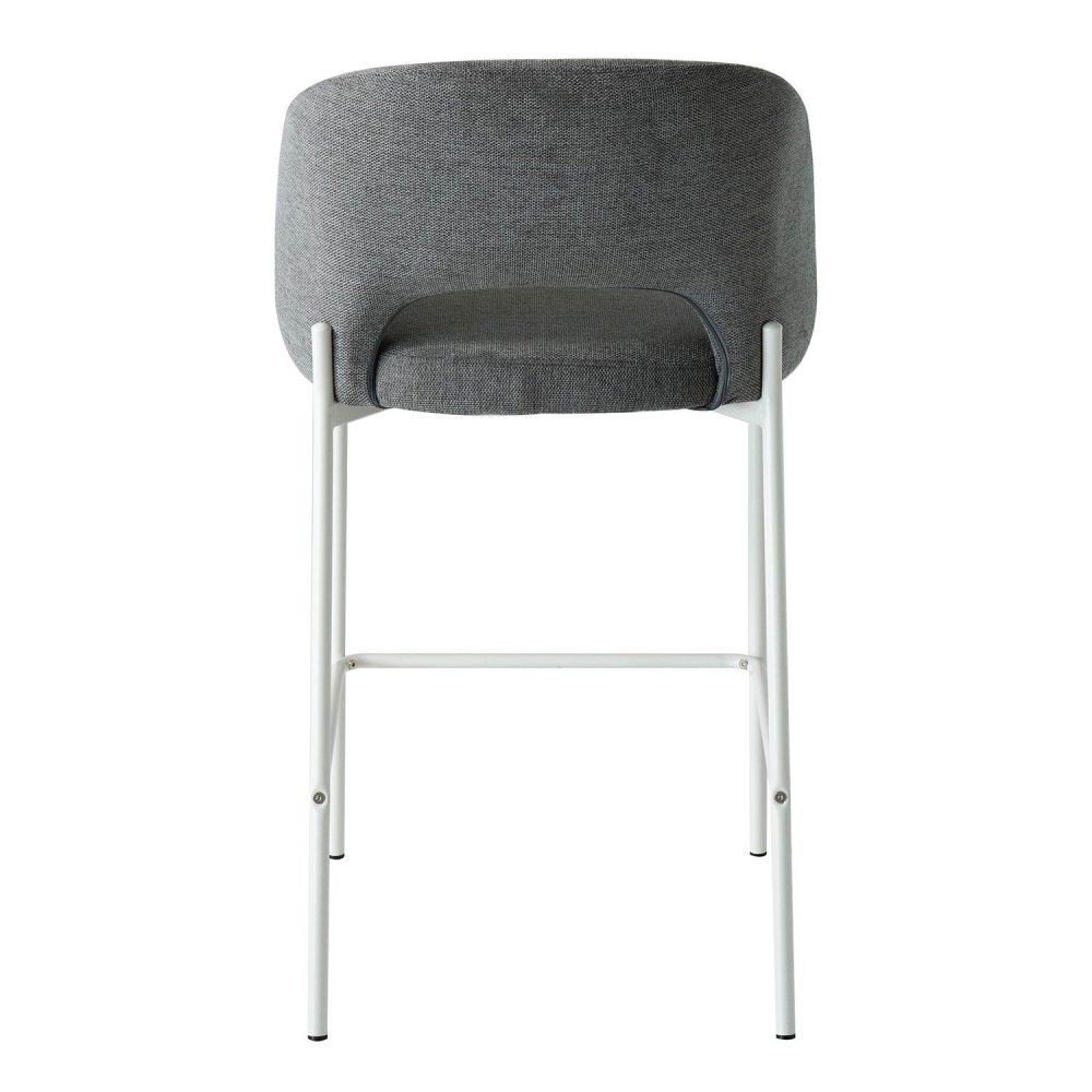 Tabouret de Bar Harmony Gris Pieds Ivoire | Ukukhome