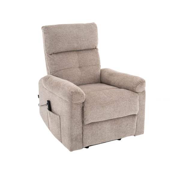 Fauteuil Relax Électrique Dario Marron Inclinable | Ukukhome
