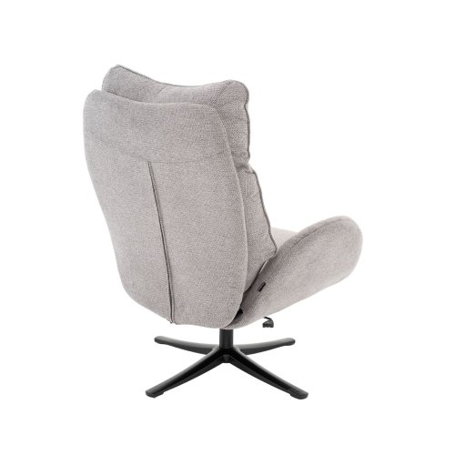 Fauteuil Eliot Gris avec Repose-Pieds | Ukukhome