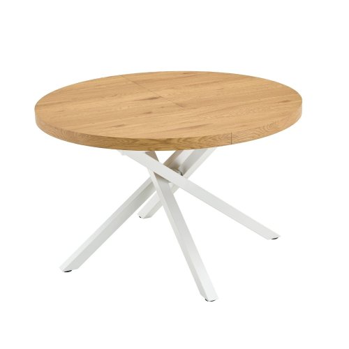 Table Extensible Ingrid 120-160 Pieds Ivoire | Ukukhome