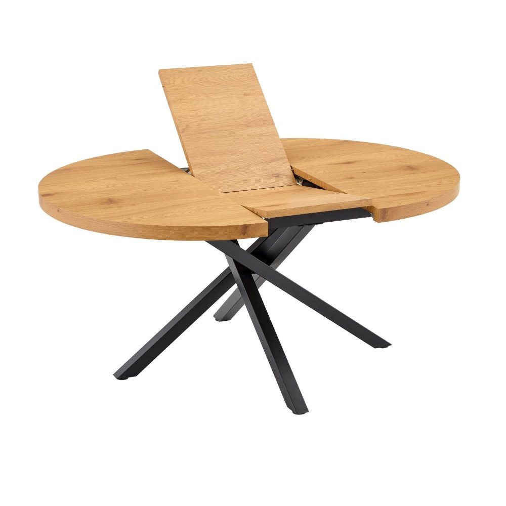 Table Extensible Ingrid 120-160 Pieds Noirs | Ukukhome