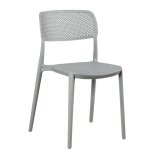 Chaise d'Extérieur Empilable Naia Grise | Ukukhome