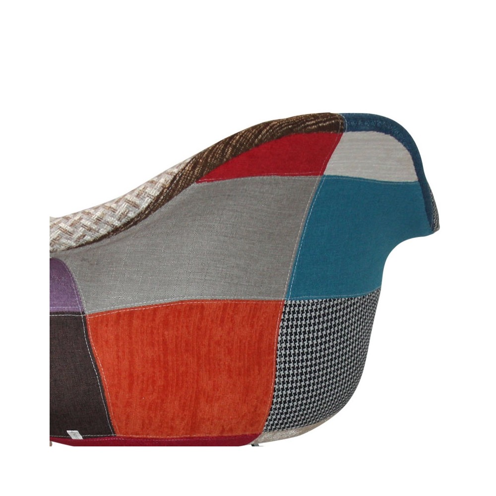 POLTRONA TOWER CHROME PATCHWORK - Sedia Tower 