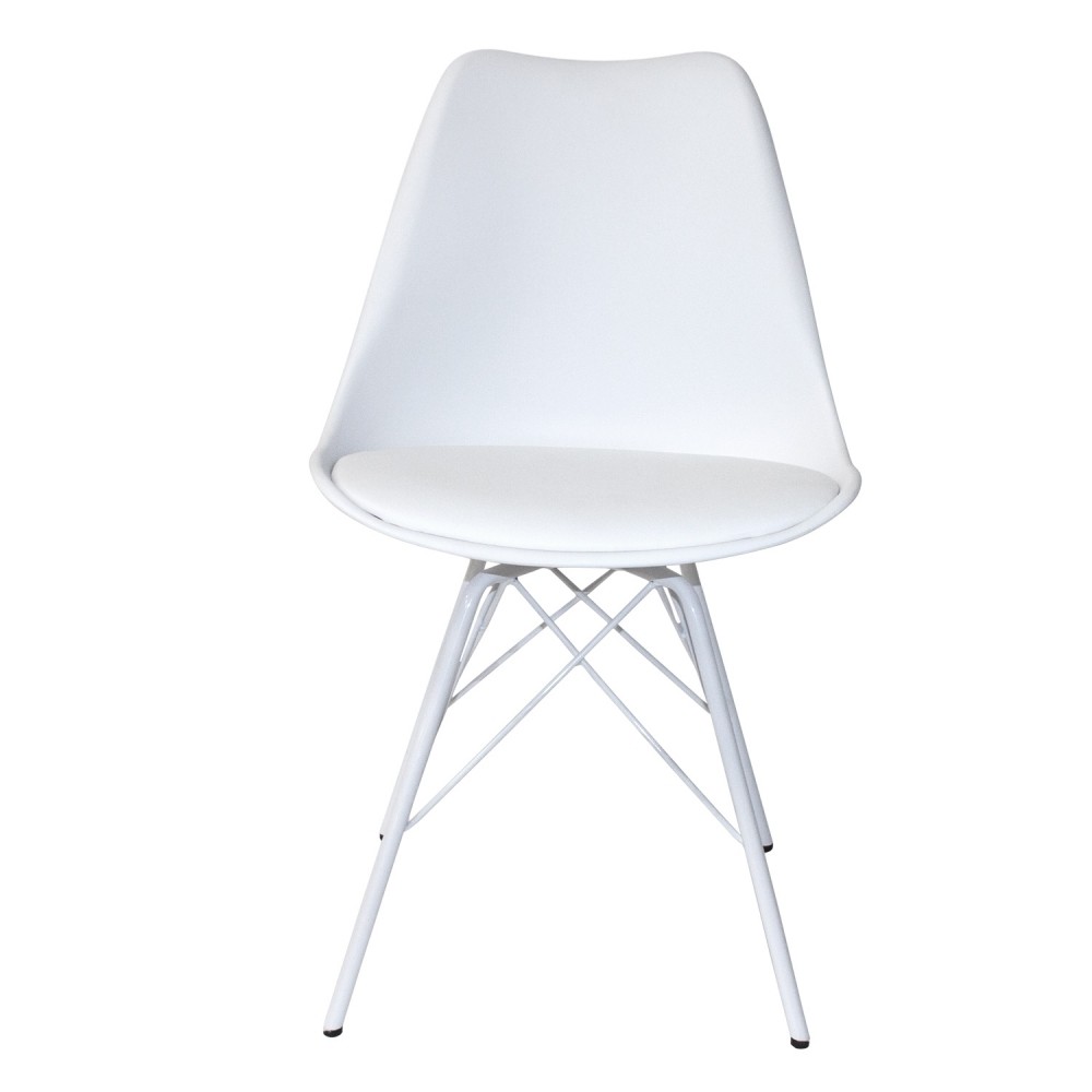 PACK 2 SILLAS  TOWER MÃ‰TAL GRISES