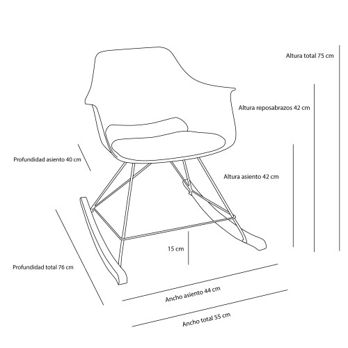 SILLÃ“N MECEDORA KEITH