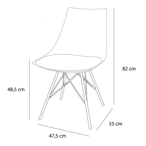 SILLA METAL MICCA