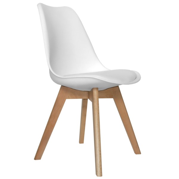 PACK 2 SILLAS NEW TOWER WOOD BLANCAS - Packs di sedie  2