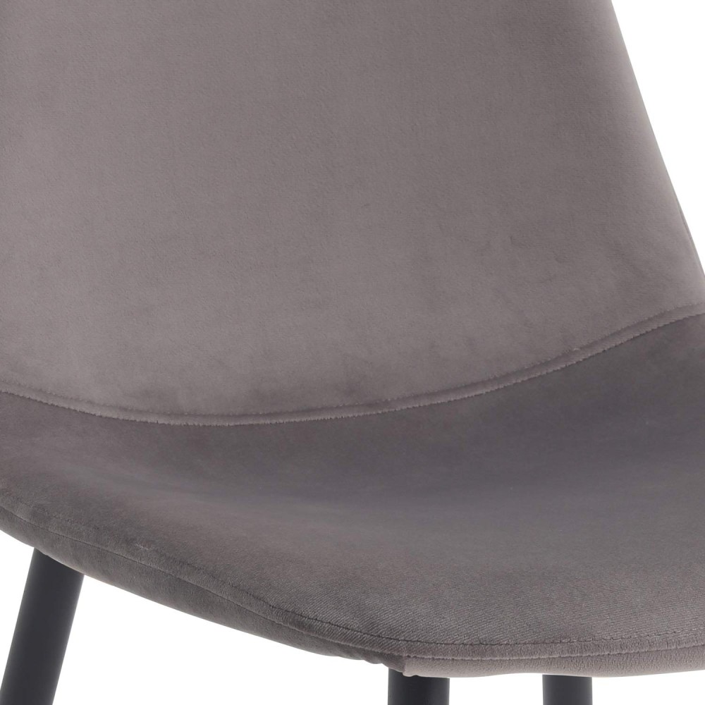 SILLA CORO VELVET BLACK